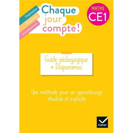 Chaque jour compte - Maths CE1 Ed. 2023 - Guide bi média et accès site + PPT