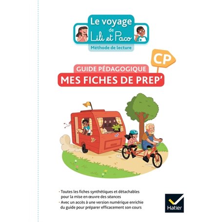 Le Voyage de Lili et Paco CP - Méthode de lecture - Ed. 2023 - Guide pédagogique + numérique