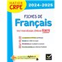 Hatier CRPE -  Fiches de Français - Epreuve écrite 2024/2025