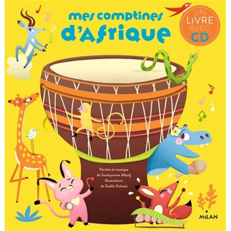 Mes comptines d'Afrique + CD NE