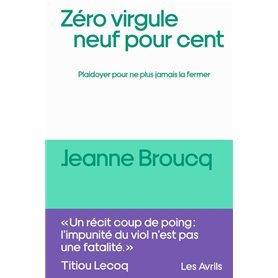 Zéro virgule neuf pour cent