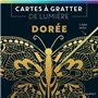 Cartes à gratter de lumière : Dorée