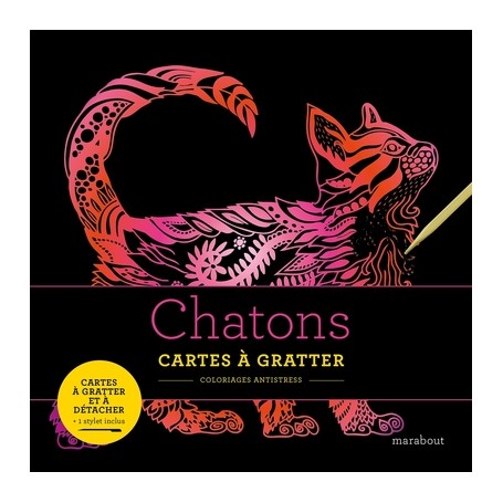 Livres à gratter : Chatons