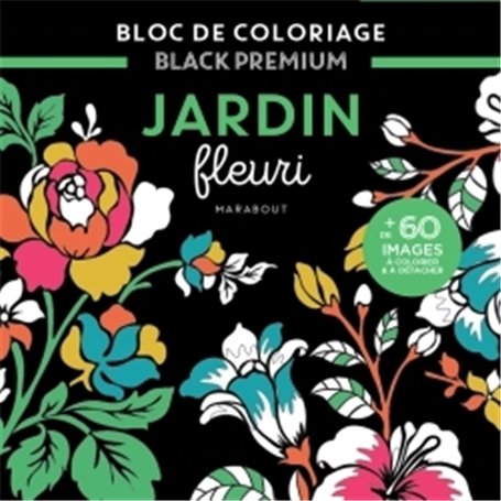 Bloc Black Premium - Jardin fleuri