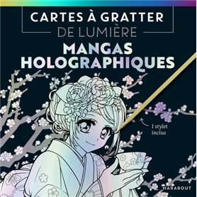 Cartes à gratter de lumière - Mangas holographiques