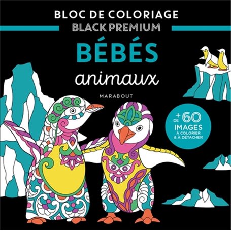 Bloc Black Premium - Bébés animaux