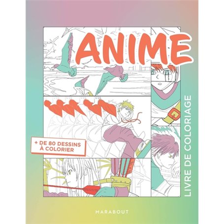 Livre de coloriage Animé