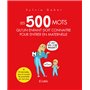 Les 500 mots qu'un enfant doit connaître pour entrer en maternelle