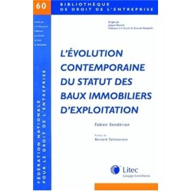 l evolution contemporaine du statut des baux immobiliers d exploitation