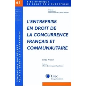 l entreprise en droit de la concurrence francais et communautaire