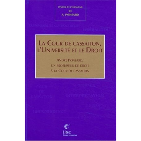 la cour de cassation, l universite et le droit