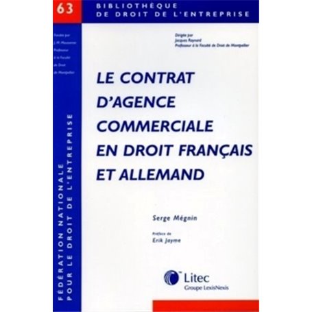 le contrat d agence commerciale en droit francais et allemand