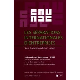 les separations internationales d entreprises