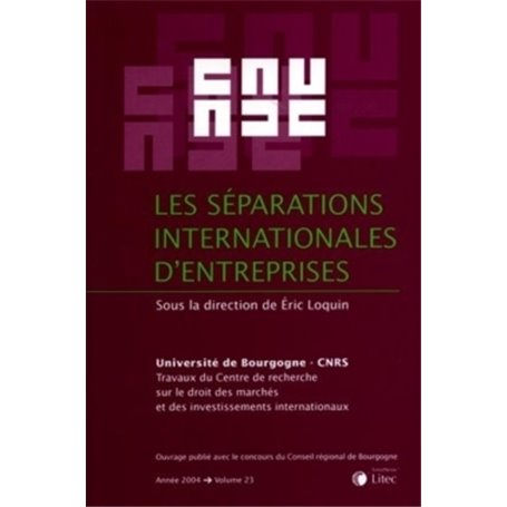 les separations internationales d entreprises