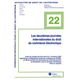 2e journees internationale du droit du commerce electronique