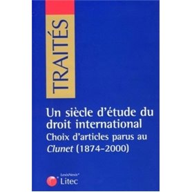 un siecle d etude du droit international