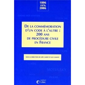 colloque commemoration bicentenaire code procedure civile