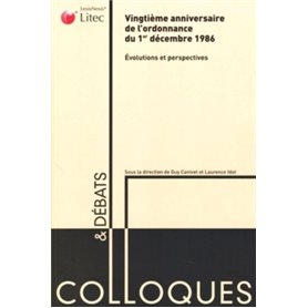 vingtième anniversaire de l ordonnance du 1er déce mbre1986