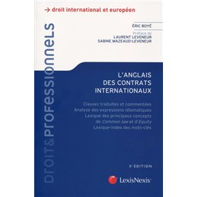 l anglais des contrats internationaux