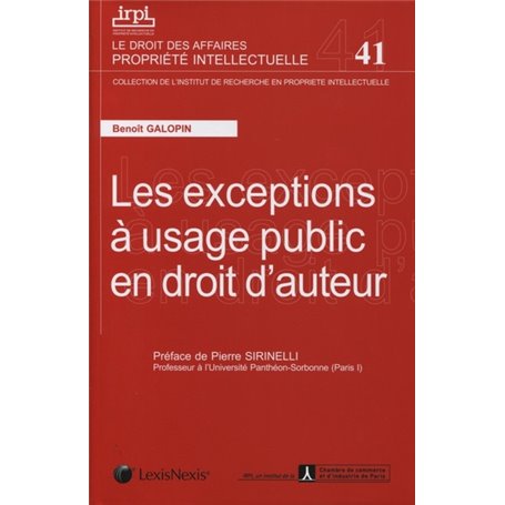 les exceptions a usage public en droit d auteur