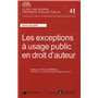 les exceptions a usage public en droit d auteur