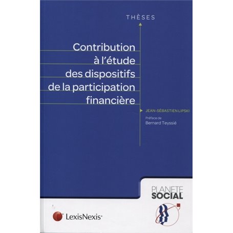 contribution a l etude des dispositifs de la participation financiere