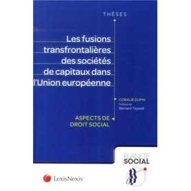 les fusions transfrontalieres des societes de capitaux dans l ue