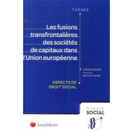 les fusions transfrontalieres des societes de capitaux dans l ue