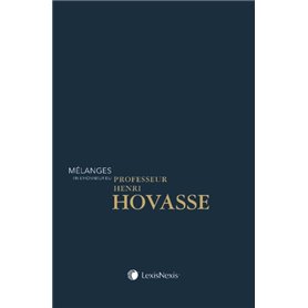 melanges en l honneur du professeur henri hovasse