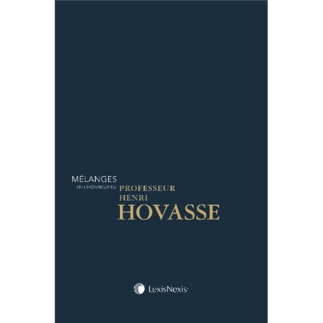 melanges en l honneur du professeur henri hovasse