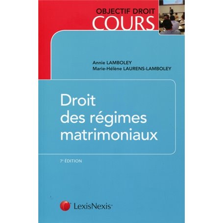 droit des regimes matrimoniaux