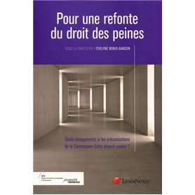 la refonte du droit des peines