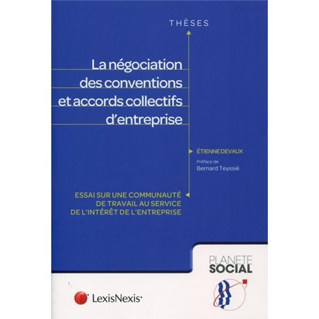 la negociation des conventions et accords collectifs d entreprise