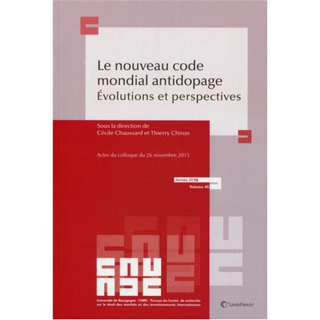 le nouveau code mondial antidopage