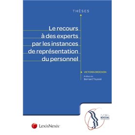 le recours a des experts par les instances de representation du personnel