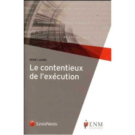 le contentieux de l execution