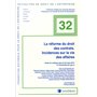 la reforme du droit des contrat. incidences sur la vie des affaires