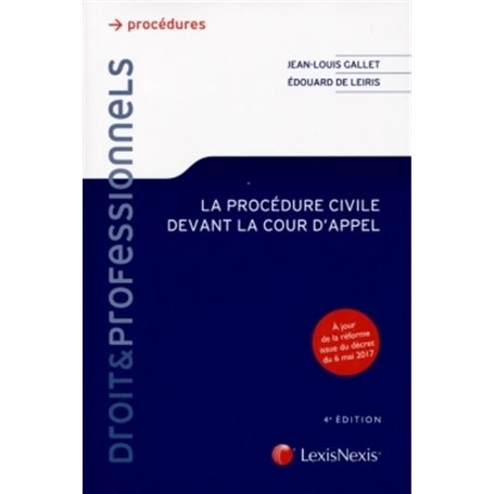 la procedure civile devant la cour d appel