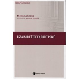 essai sur l etre en droit prive