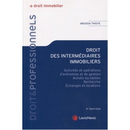 droit des intermediaires immobiliers