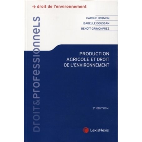 production agricole et droit de l environnement