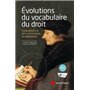 evolutions du vocabulaire du droit