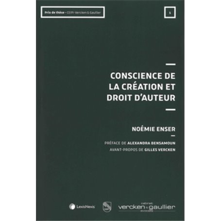 conscience de la creation et droit d auteur