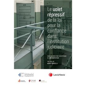 Le volet répressif de la loi pour la confiance dans l'institution judiciaire