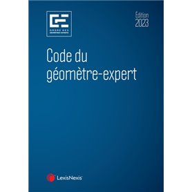 Code du géomètre-expert 2023