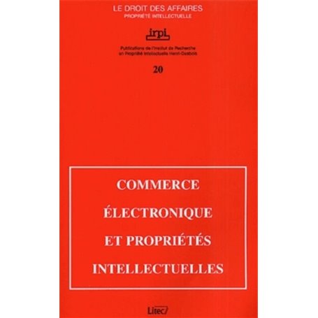 commerce electronique et proprietes intellectuelles