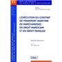 l execution du contrat de transport maritime de marchandises en dt marocain et en dt francais