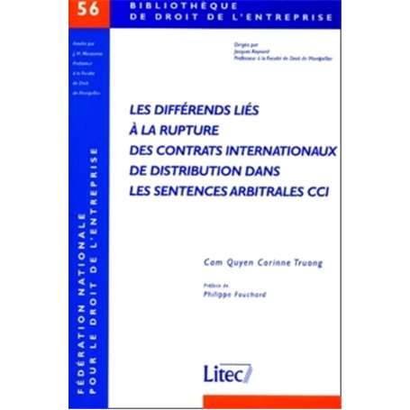 les differents lies a la rupture des contrats internationaux de distribution dans les sentences