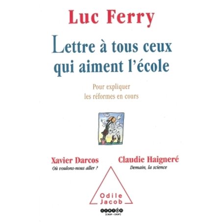 Lettre à tous ceux qui aiment l'école