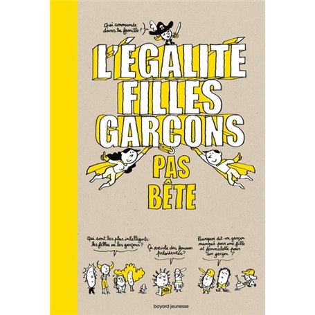 L'égalité filles-garçons pas bête